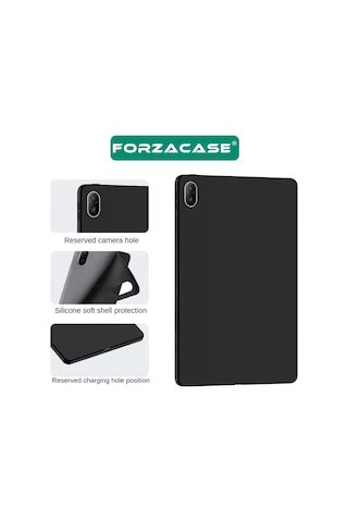 Forzacase Huawei Matepad Se 11 İnch Tablet İle Uyumlu Silikon Kılıf Siyah - Fc155 Tablet Kılıfı