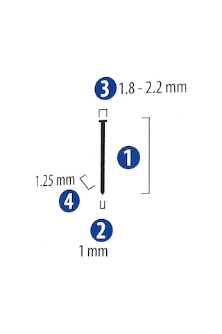 Red Hıt F50 Havalı Çivi Çakma Tabancası Başlı Çivisi 50 MM 1 Pake