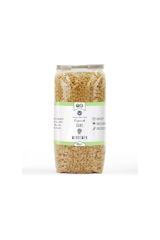 2 Li Organik Sarı Mercimek 800 Gr