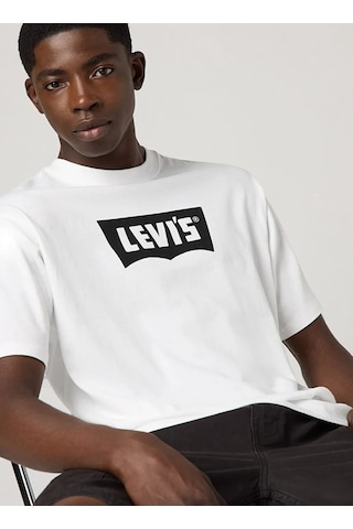 Levi's Erkek Vintage Graphic Normal Baskılı Beyaz T-shirt - 005f9-0001 Beyaz