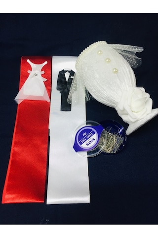 Düğün Gelin Damat Takı Merasimi Için Takı Kurdelası Iğne Ve Iğnelik Set İğnedanlık Takı Kurdesi