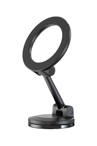360 Dönebilen Magsafe Mıknatıslı Magnetik Stand Araç İçi Telefon Tutucu Wireless Şarj Yapmaz Siyah