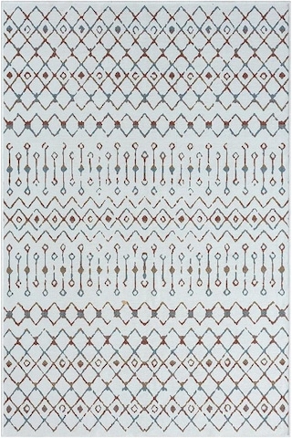 Lenda Ld002a Gri Kilim Renkli Detaylı Ince Antialerjik Kaymaz Taban Makinada Yıkanabilir Salon Halı-101 Renklı