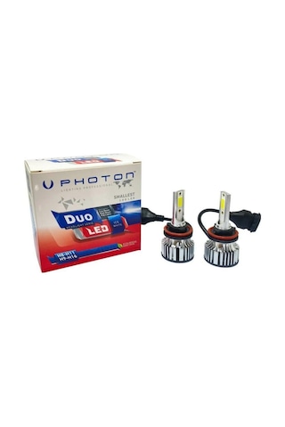 Photon Duo H8-h9-h11-h16 12-24v Şimşek Etkili Led Xenon Far Ampul