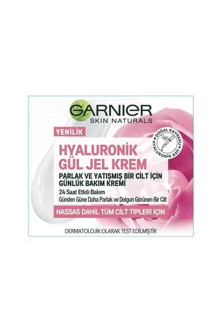 Hyaluronik Gül Jel-krem - Parlak Ve Yatışmış Bir Cilt Için Günlük Bakım Kremi