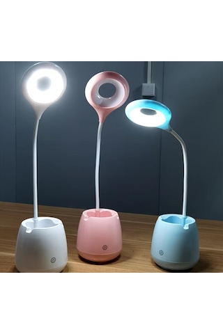 Larimar Halka Led Usb Şarjlı Masa Lambası - 9040604189269lmr Çok Renkli