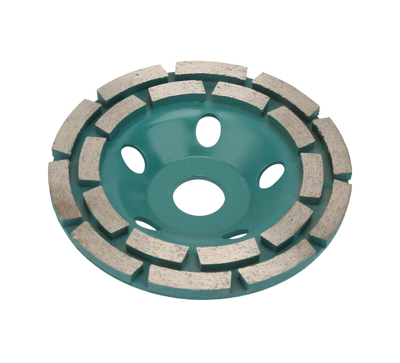 Tenfowee 125mm 22.2mm İki Satırlı Elmas Taşlama Tekerleği - Beton, Granit, Mermer İçin Dayanıklı, Yüksek Verimli Taşlama Ve Kesme