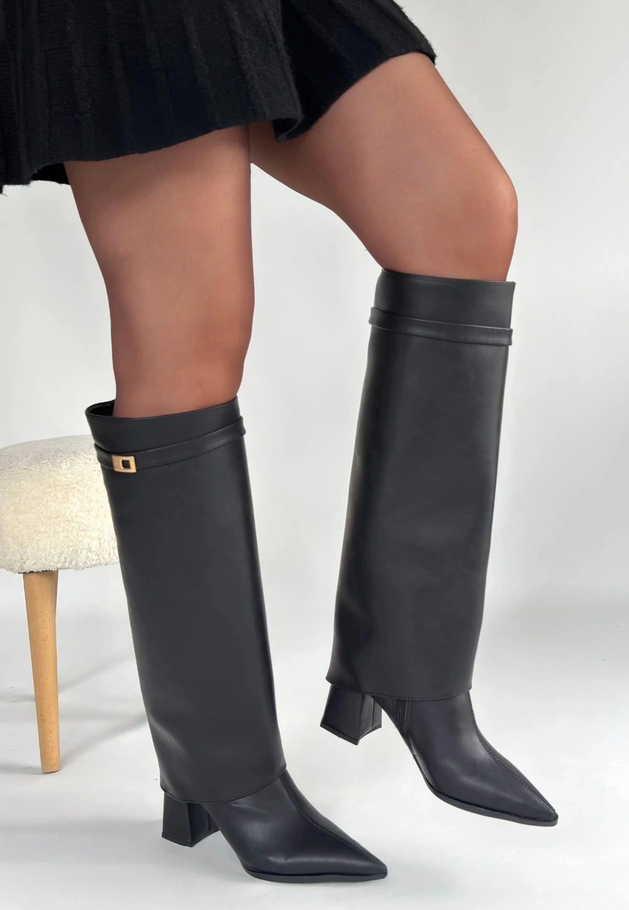 Biçomi Jike Siyah Cilt Tak Çıkar Çizme Çok Renkli