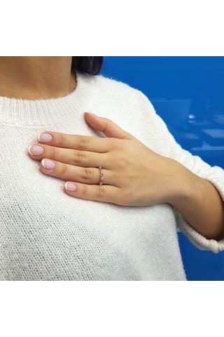 Lova Pırlanta Kalp Yüzük - 1010256