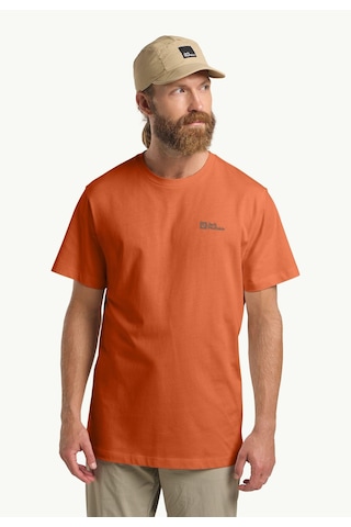 Jack Wolfskin Essential T M Erkek T-shirt-29704 Turuncu