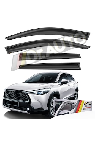 Toyota Corolla Cross Araçlar İçin Cam Rüzgarlığı 4'lü