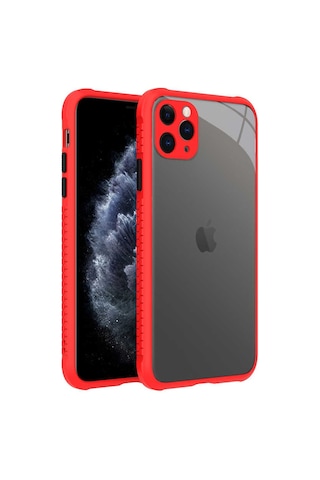 Apple Uyumlu iPhone 11 Pro Max Uyumlu Kaff Kılıf-kırmızı Kirmizi -