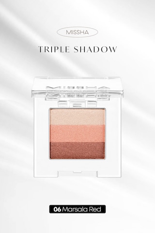 Missha Triple Shadow No.6 Marsala Red