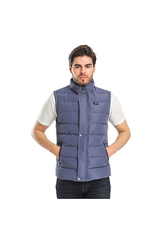 Slazenger Zula Erkek Yelek St21ye010-825 Mavi-mavi Mavi