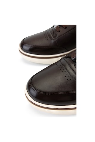 Tamer Tanca Erkek Hakiki Deri Kahverengi Sneakers & Spor Ayakkabı 1237 23088 Erk Ayk Sk26-27 Kahve