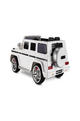 Babyhope 439 Akülü Jeep Araba Sedef Beyaz