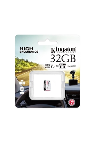 Kingston Sdce-32gb 32gb Microsdhc Endurance 95r-30w C10 A1 Uhs-ı Card Only Hafıza Kartı Kdo