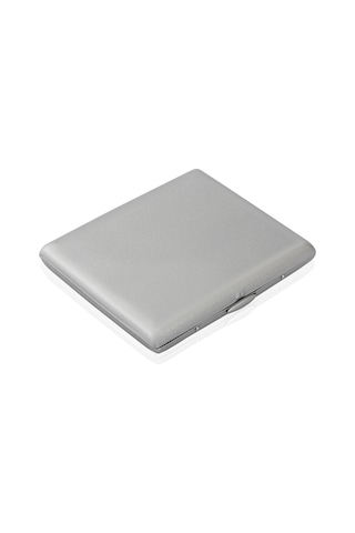 Zekupp Gümüş Gri Metal Sigara Tabakası