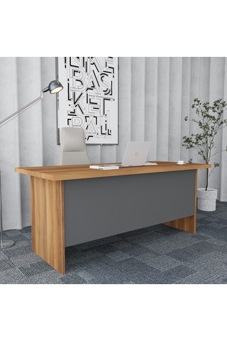 Asil 3'lü Ofis Takımı  Model 9 Ceviz Füme