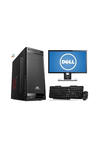 Power Boost Mid Tower i3-10100 8 GB DDR4 240 GB SSD 23" Free Dos Masaüstü Bilgisayar