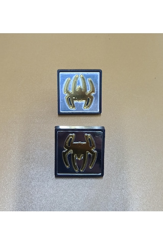 Motosiklet Örümcek Baskılı Amblem