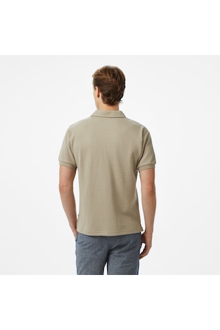 Nautica Erkek Bej Classic Fit Polo Çizgili K55310t Bej