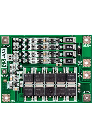 Weko Bms-5420 4s 40a Matkap Bms Devresi Lityum Batarya 14.8v/16.8v Şarj Modülü