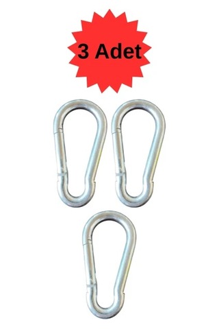 8mm Karabina Çelik Kilit Olta Dağcılık Kamp Malzemeleri Salıncak