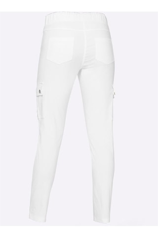 Bulalgiy Kadın Beyaz Kargo Pantolon - Bga451916 Beyaz