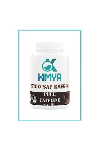 Ok Kimya Kafein Toz %100 Saf Pure Caffeine 85 G Ok Kimya Kafein Toz %100 Saf Pure Caffeine 85 G