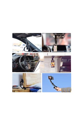 Ecruz Ms-12 Telefon Tutucu-siyah