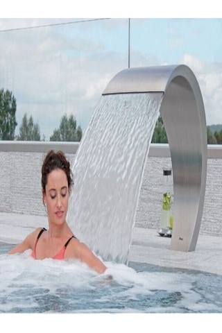 DEV PASLANMAZ 400x800 mm Kobra Model Havuz Şelale AISI 316 Kalite