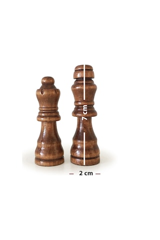 Star Ahşap Satranç Taşı Takımı No:2