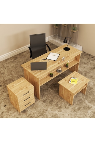 KALENDER DEKOR MERKÜR-1-2-3 OFİS BÜRO MASASI TAKIMI MRK04