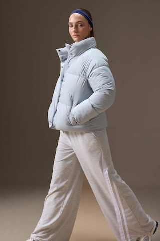 Defacto Su İtici Regular Fit Dik Yaka Reglan Kol Kışlık Şişme Mont A1550AX23AU Gri