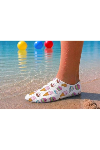 Gripptoes Kaymaz Damla Tabanlı Deniz&havuz Çorabı O1 Çok Renkli