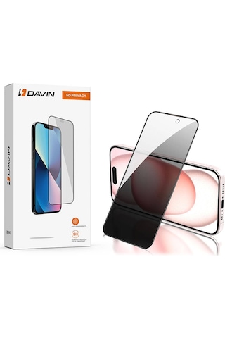 Kilifone - Apple Uyumlu iPhone 15 - Ekran Koruyucu Davin Hayalet Cam Koruma - Şeffaf