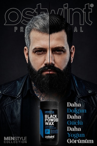 Ostwint Professional Siyahlaştırıcı Şekil Verici Topik Etkili Pudra Wax 20 G