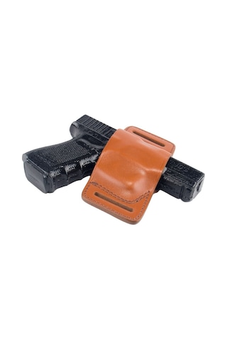 Smith Wesson Deri Tabanca Kılıfı Speed Kelebek Taba-2168 Taba
