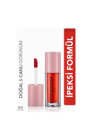 Flormar Yoğun Pigmentli Likit Allık (KIRMIZI) - Mood Booster Lbl. - 004 Feel The Red - 8682536043731