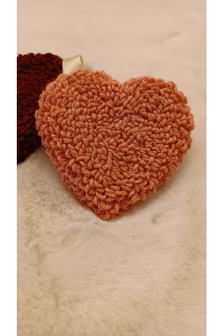 2'li Kalp Anahtarlık Charm Kırmızı