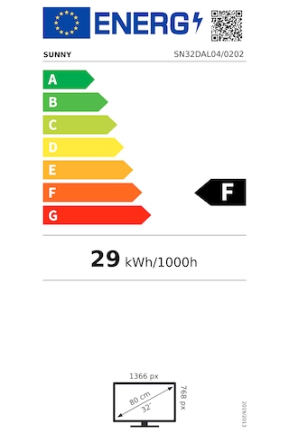 Sunny SN32DAL04 32" Uydu Alıcılı HD LED TV