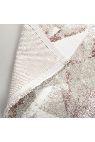Linens Triza 2'li 60x100 / 50x60 Cm Banyo Paspas Seti Rose Rose