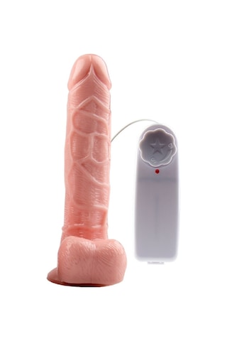 Lilitu Shop 19 Cm Kumandalı Gerçekçi Titreşimli Dildo Penis