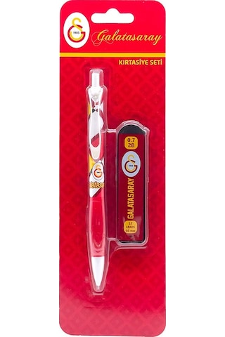 Galatasaray Orijinal Lisanslı Kalem Bileklik Bloknot Hediyelik Set Kırmızı