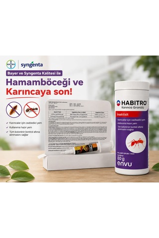 Bayer Karınca Yemi Ve Syngenta Hamamböceği Jeli İkisi Bir Arada Üstelik Syngenta Ve Bayer Kalitesi