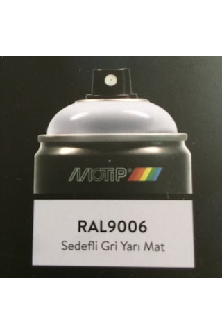 Motip Carat 400 ML Sprey Boya-sedefli Gri Yarımat-ral9006 Germany