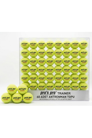 Pros Pro Trainer 60lı Tenis Topu P145-60