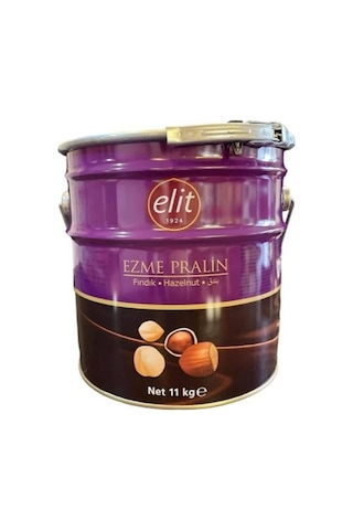 Elit Mor Pralin Ezme Fındık 11 KG Elit Mor Pralin Ezme Fındık 11 KG