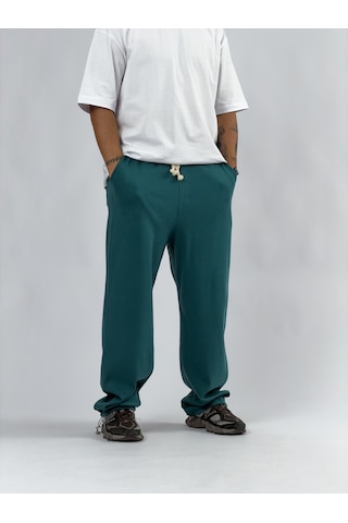 Cocopelli Paça Ayarlamalı Regular Yeşil Erkek Jogger Pantolon Coc3566